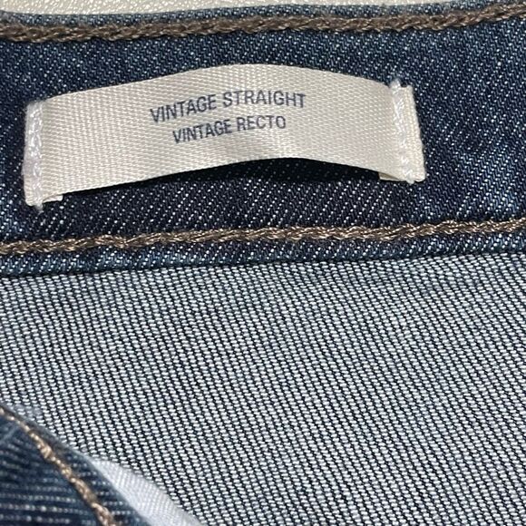 UNIVERSAL THREAD High-Rise Vintage Straight Jeans, Dark Wash, Size 2 - Picture 6 of 9